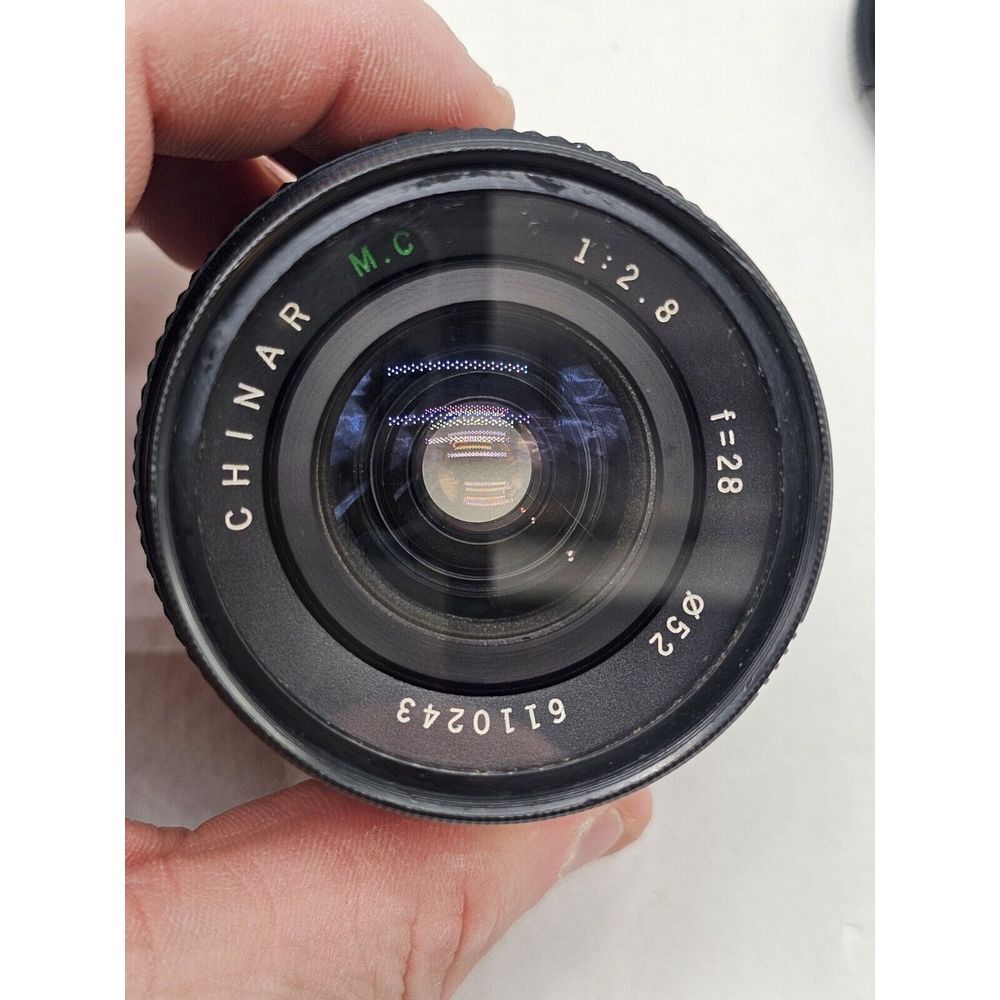 Chinar M.C. 28mm f/2.8 Lens Vintage 052 Broken Tab‎